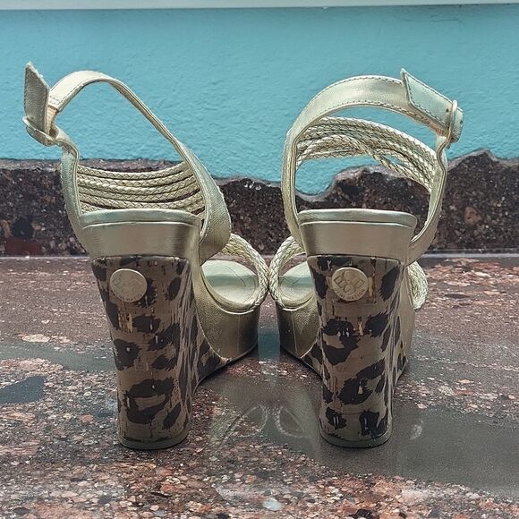 BCBGeneration Leopard Wedges  - Picture 3 of 10